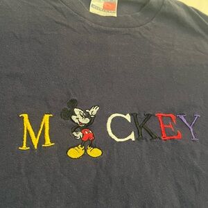 Tommy Hilfiger Disney Collab Fully embroidered Mickey Mouse shirt